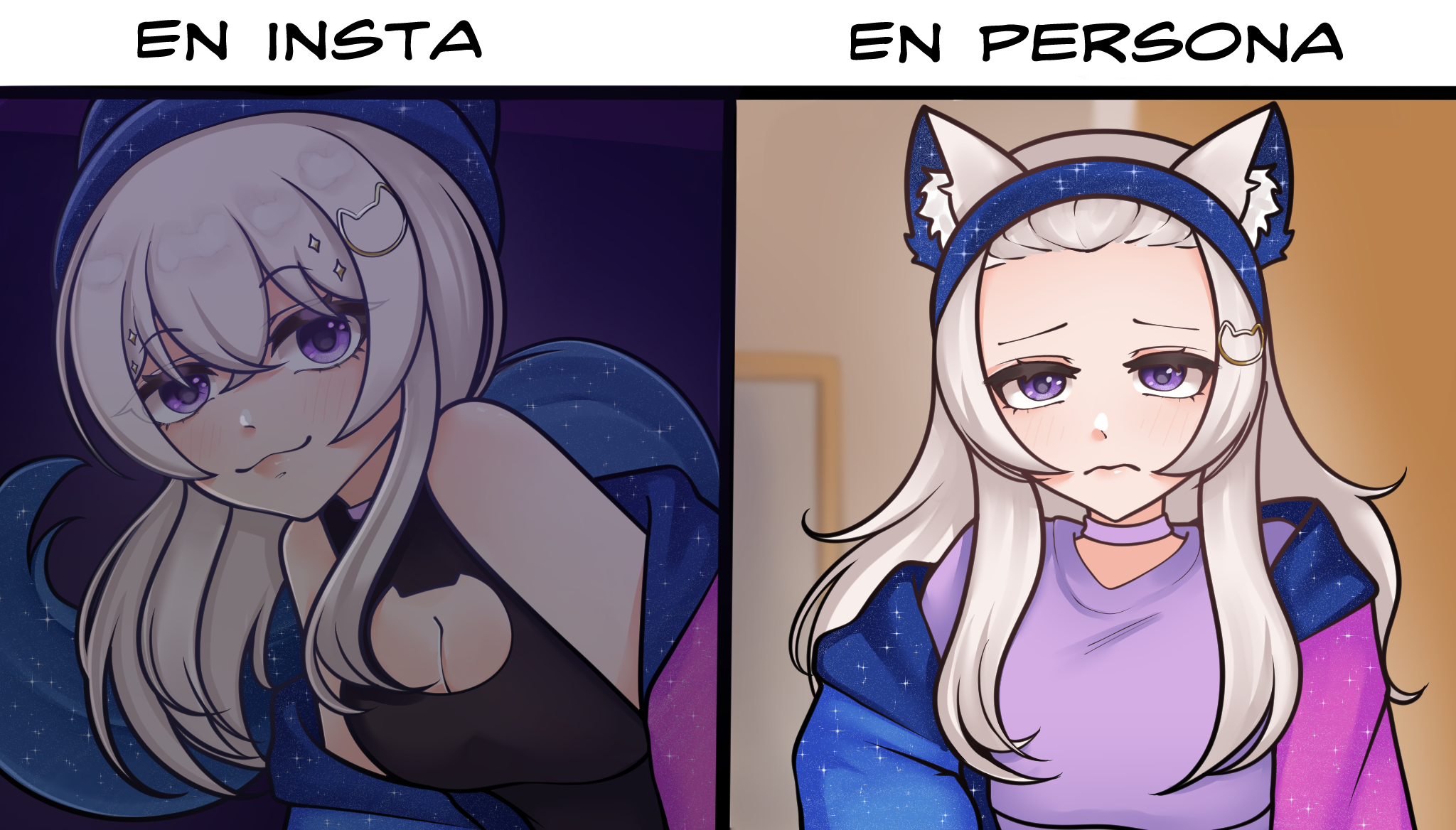 En insta vs en persona